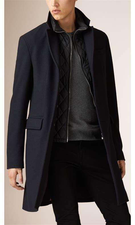 men wool coat burberry|Burberry coat wool cashmere.